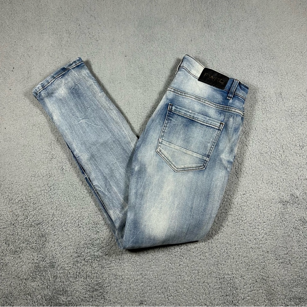 FWRD distressed blue denim jeans Size 32x31 Men’s 0093
